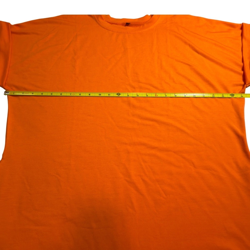 NWOT Set/3 Sz XL T-Shirt Dresses Orange Black Tan Cuffed Sleeve Pockets Bundle - Picture 8 of 11